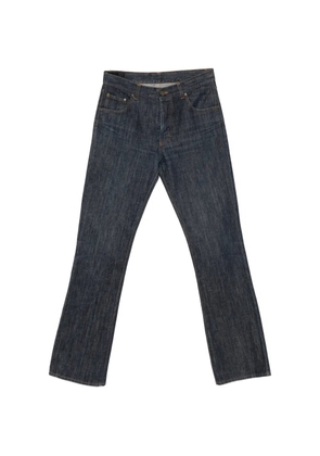 Alexander McQueen Pre-Owned 2000s embroidery jeans - Blue