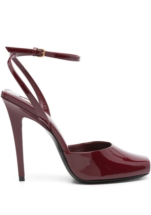 Saint Laurent 110mm La Scandale pumps - Red