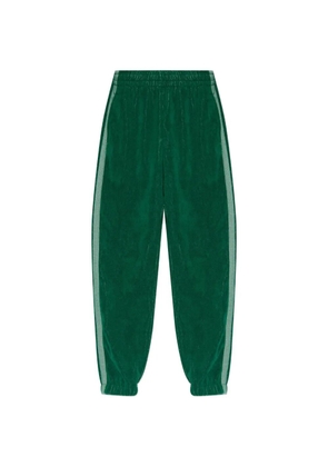 Versace pocket stripe track pants - Green
