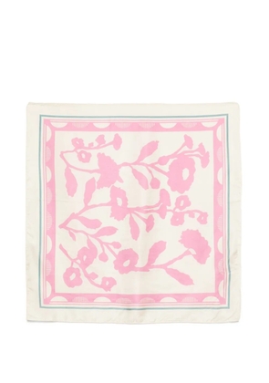 SGOMBERO CANTINE floral-print scarf - Neutrals