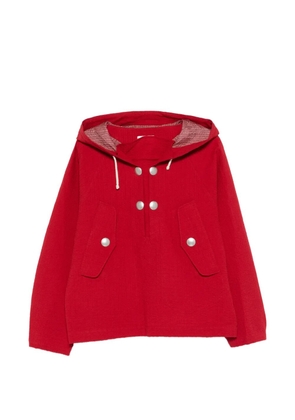 Craig Green front-pocket hoodie - Red