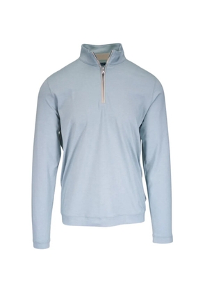 Peter Millar Albatross quarter-zip polo shirt - Blue