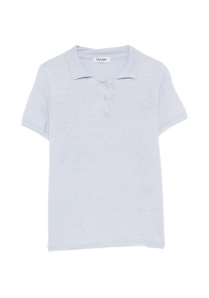 base button polo top - Blue