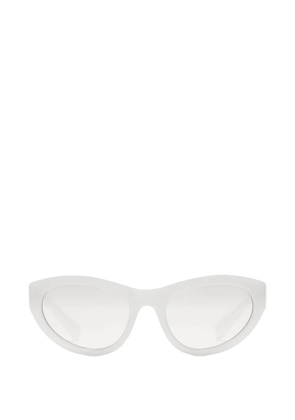 Dolce & Gabbana Eyewear logo detail sunglasses - White