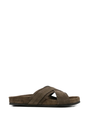 TOM FORD criss cross slide - Brown