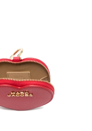 Marc Jacobs heart zip keyring - Red