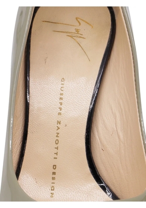 Giuseppe Zanotti Vintage wedge peep-toe pumps - Green