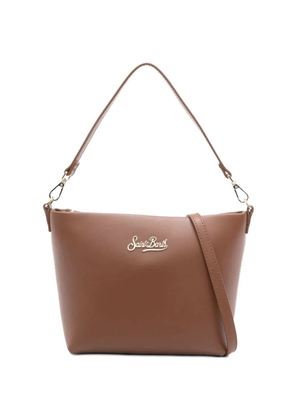 MC2 Saint Barth Aline hammered leather tote bag - Brown