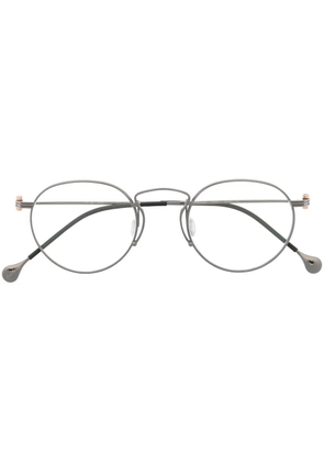 Yohji Yamamoto round-frame optical glasses - Black
