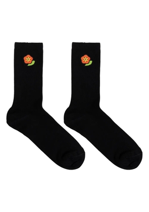Kenzo embroidered socks - Black