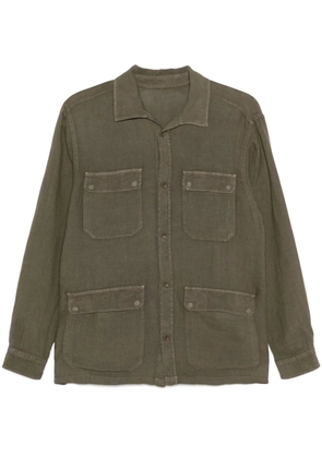 Herno linen shirt jacket - Green