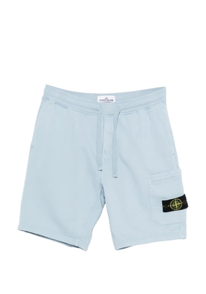 Stone Island logo-patch track shorts - Blue