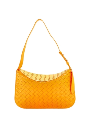 Bottega Veneta Pre-Owned Cradle Fold Over Intrecciato Leather shoulder bag - Orange