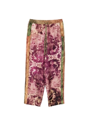 Pierre-Louis Mascia printed silk trousers - Purple