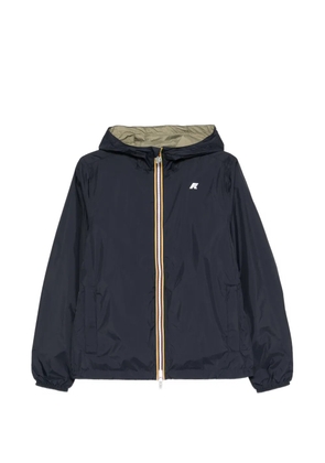 K-Way hooded zip jacket - Blue