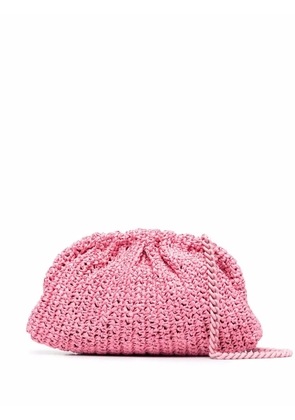 Maria La Rosa Game crochet shoulder bag - Pink