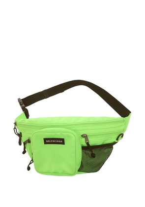 Balenciaga Pre-Owned 2020 Nylon Explorer Multi Zip Waist Pouch belt bag - Black