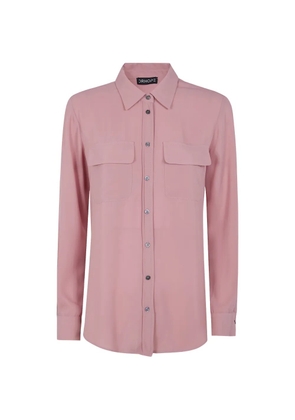 DRHOPE flap-pocket shirt - Pink