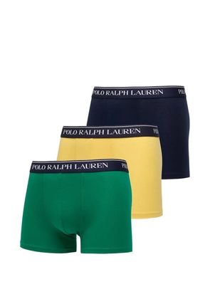 Polo Ralph Lauren logo-waistband trunks (set of three) - Black