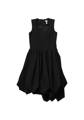 Comme Des Garçons voluminous midi dress - Black
