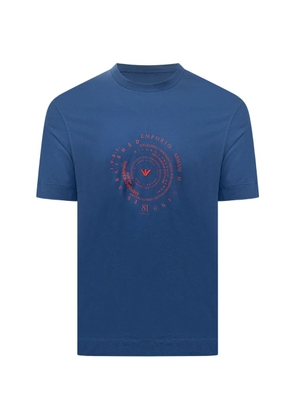Emporio Armani print T-shirt - Blue