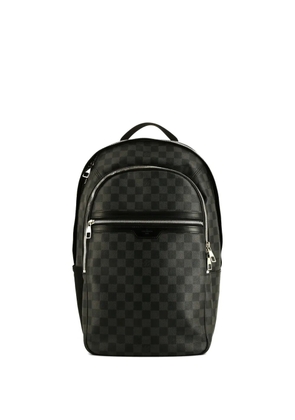 Louis Vuitton Pre-Owned 2012 Josh Damier-Graphite-pattern backpack - Black