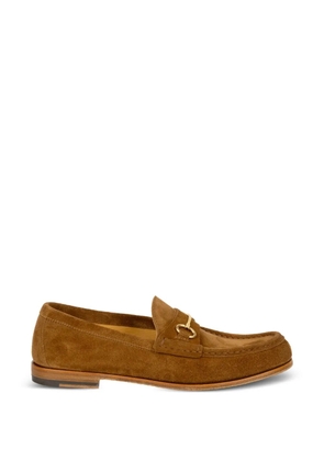 Henderson Baracco horsebit suede sandals - Brown