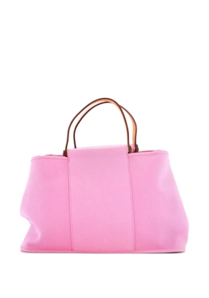 Hermès Pre-Owned Cabag Elan Toile and Leather 39 tote bag - Pink