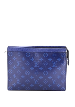Louis Vuitton Pre-Owned Pochette Voyage Monogram Taigarama MM clutch bag - Blue