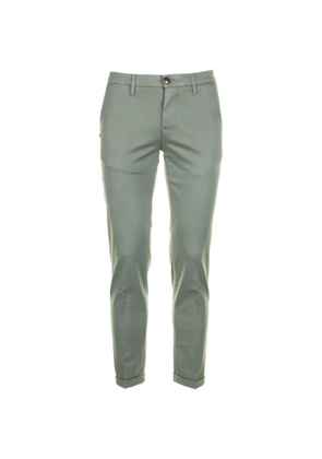 Re-Hash chino cuffed trousers - Green