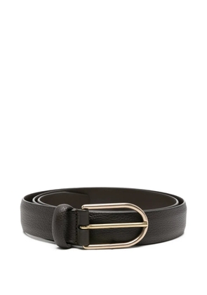 Dell'oglio textured leather belt - Brown