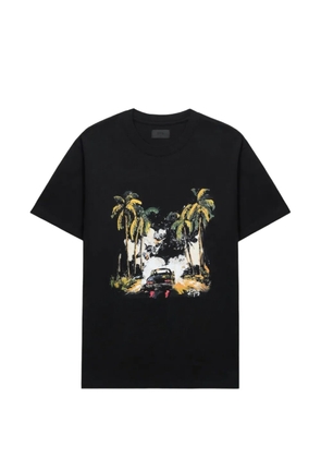 RTA Colin oversized graphic T-shirt - Black