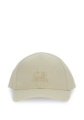C.P. Company logo-embroidered baseball cap - Neutrals