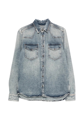 Nine In The Morning Tobia Texas button-up overshirt - Blue