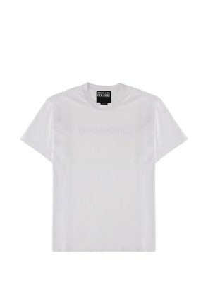 Versace Jeans Couture embroidered logo detail T-shirt - White