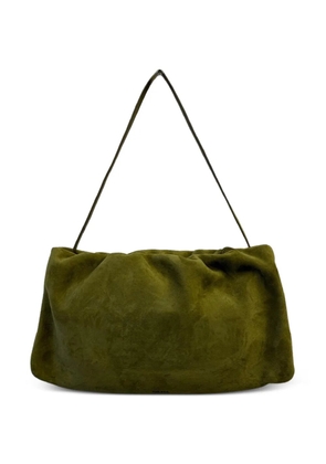 The Row suede shoulder bag - Green