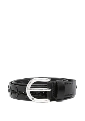 OUR LEGACY Plain belt - Black