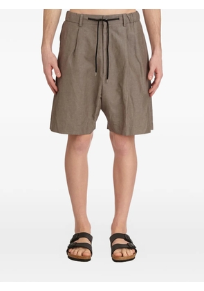 Paura drawstring bermuda - Grey