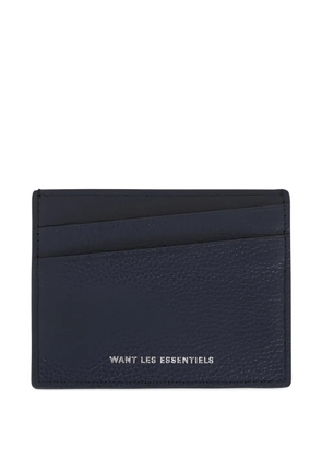 WANT Les Essentiels Brandson leather cardholder - Blue