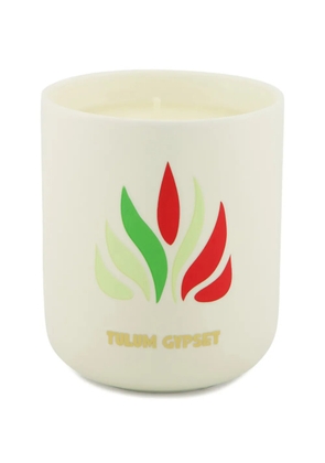 Assouline gypset printed candle - White
