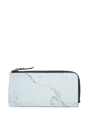 Vision Of Super marble-printed wallet - White