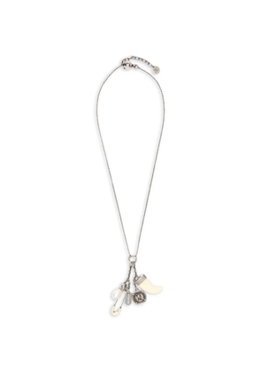 Ermanno Scervino lucky charm pendant necklace - Silver