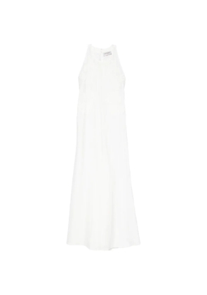 ERMANNO FIRENZE embroidered-details maxi dress - White