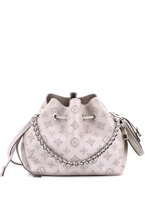 Louis Vuitton Pre-Owned Bella Mahina Leather bucket bag - Grey
