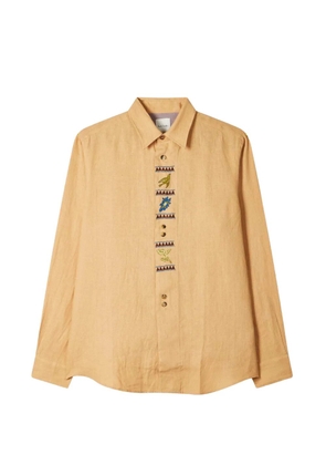 Paul Smith embroidered shirt - Neutrals