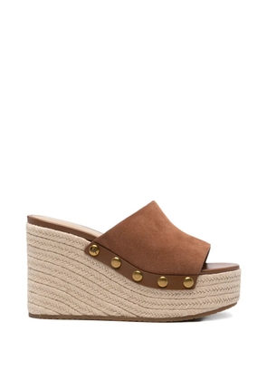 Michael Michael Kors Mayes platform studded sandals - Brown