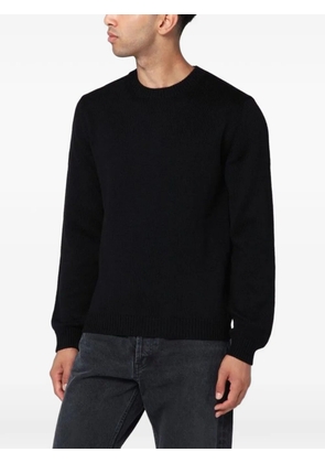 Roberto Collina long-sleeve crew neck sweater - Black