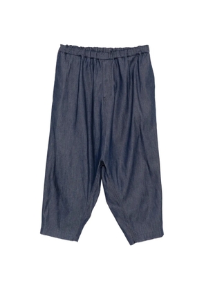 Comme Des Garçons Black cotton cropped jeans - Blue