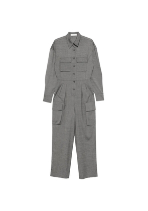 The Frankie Shop Linda flap-pocket jumpsuit - Grey