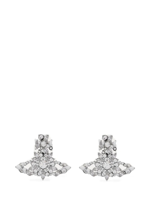 Vivienne Westwood crystal-embellishment earrings - Silver